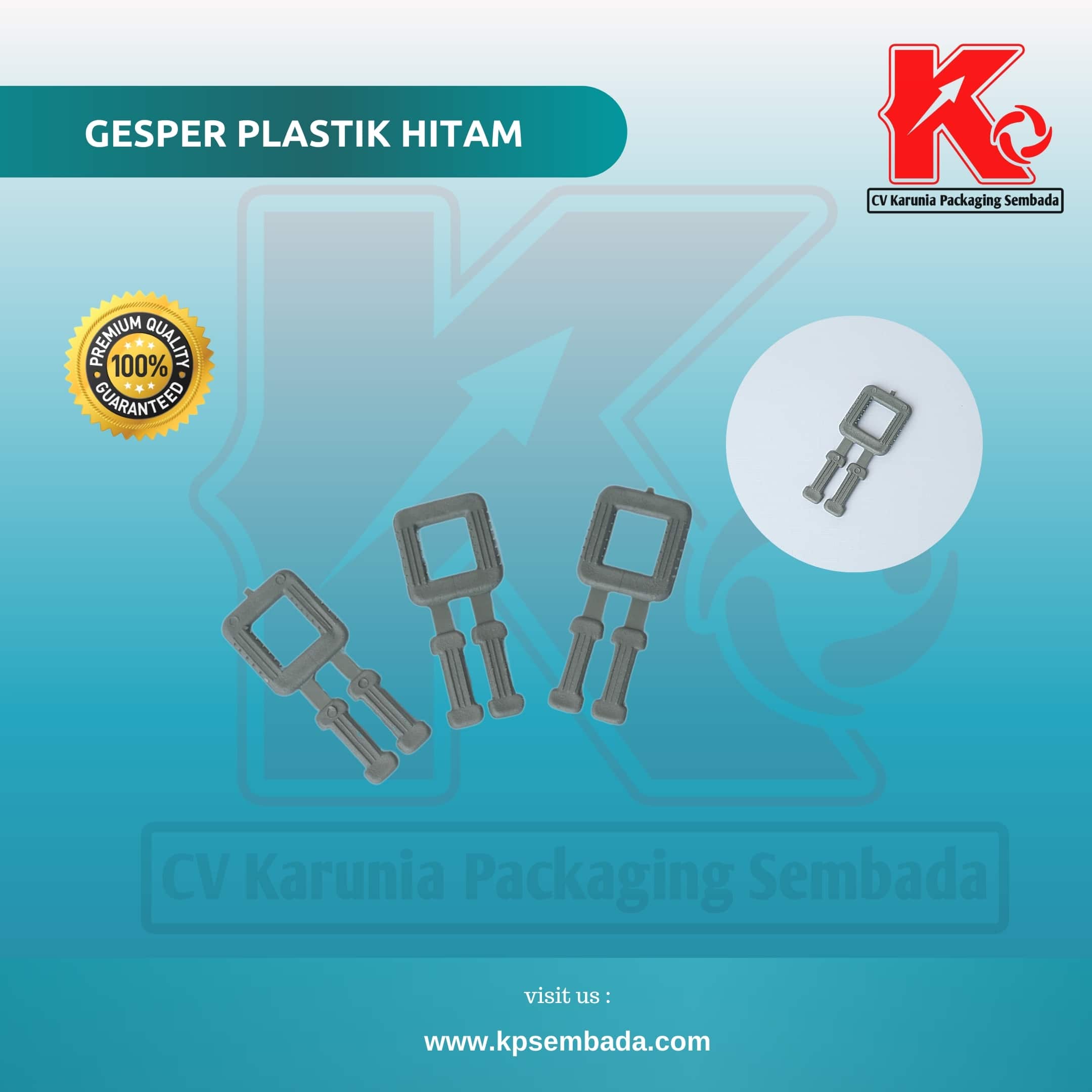 Gesper Plastik Warna Hitam Murah