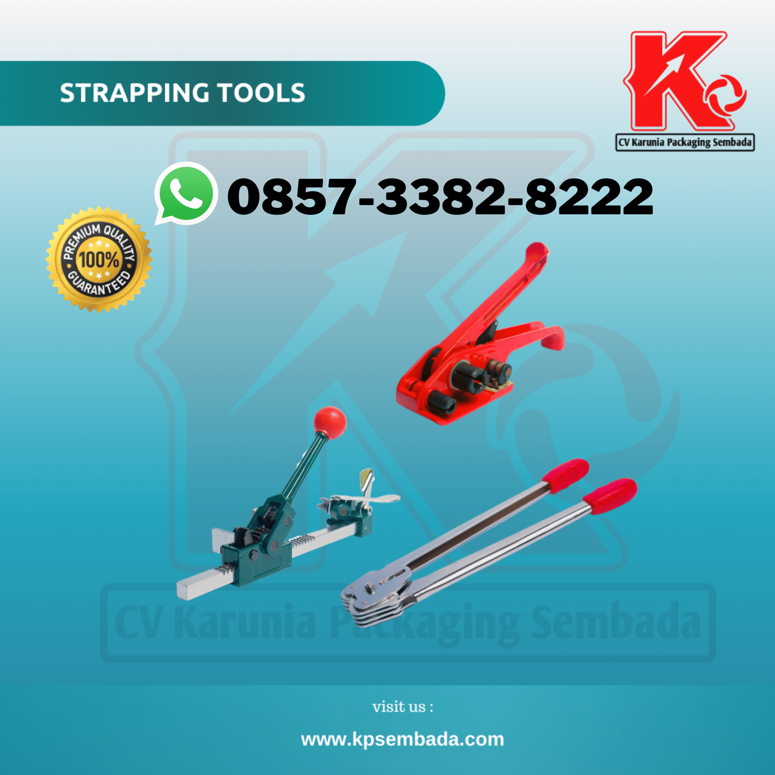 Strapping Tools Manual adalah alat pengikat kardus.