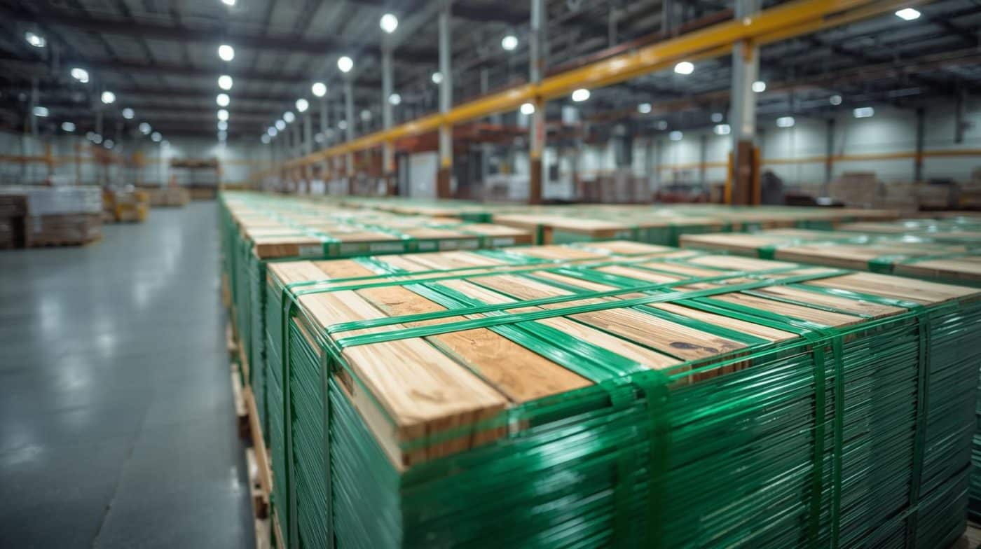 Tali strapping band PET untuk pallet barang berat - Cv Karunia Packaging Sembada