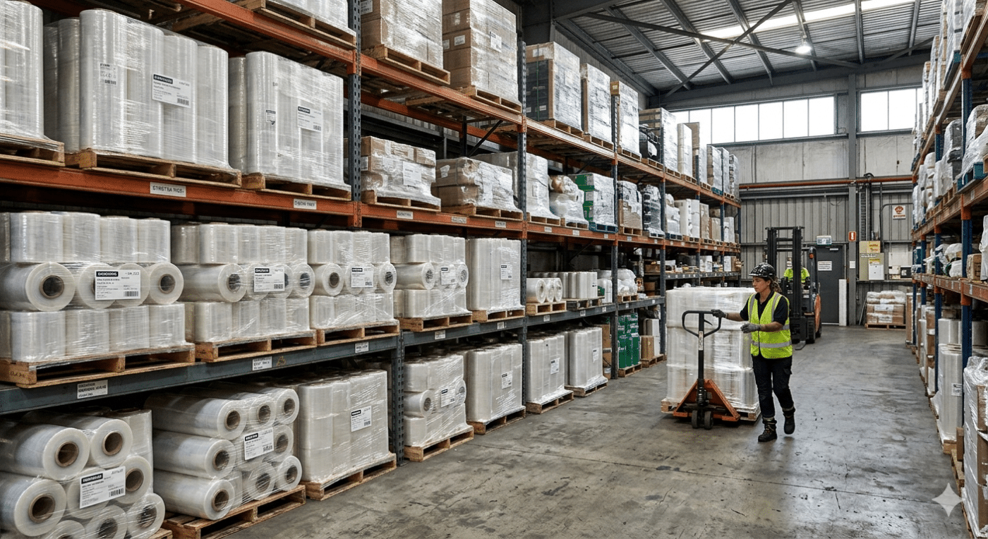 Berbagai jenis plastik packaging industri seperti stretch film dan shrink wrap – CV Karunia Packaging Sembada